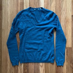 Turquoise 100% Cashmere Sweater from Japan